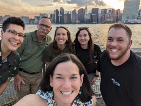 Hanging with the gang following a DEC Wildlife Health workshop at the Bronx Zoo in NYC.