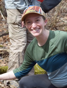Dr. Kaganer in the field with students