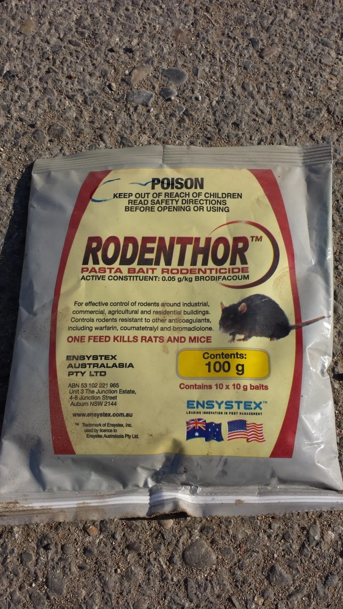Third generation rodenticide, Brodifacoum