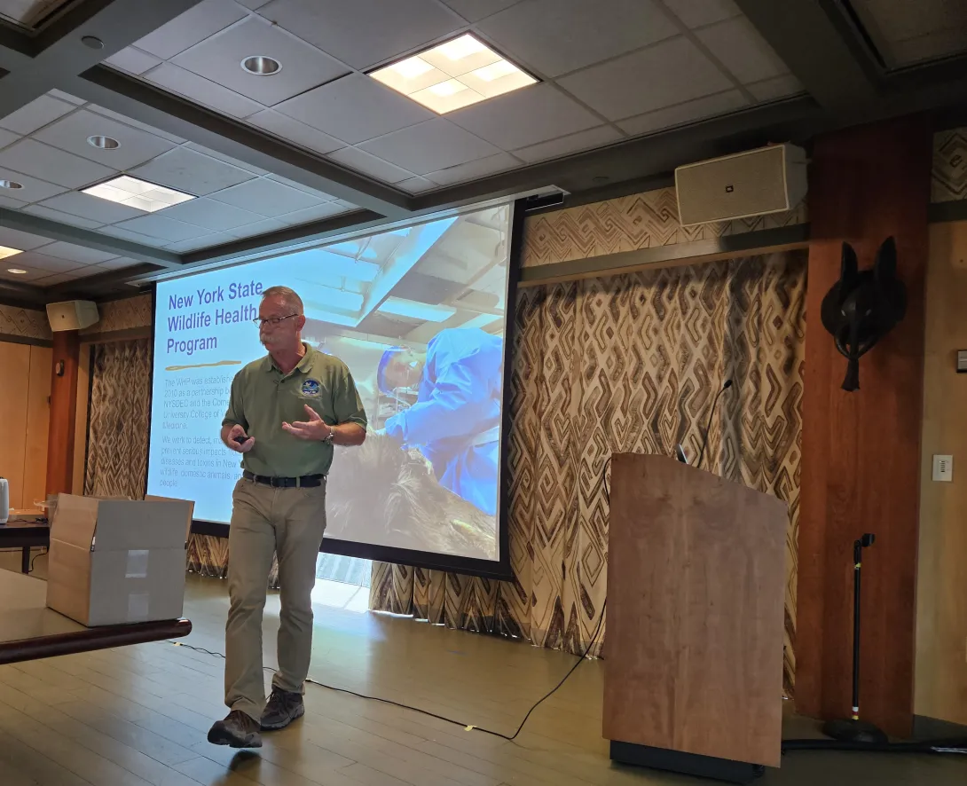 Kevin discussing the WHP at an annual workshop