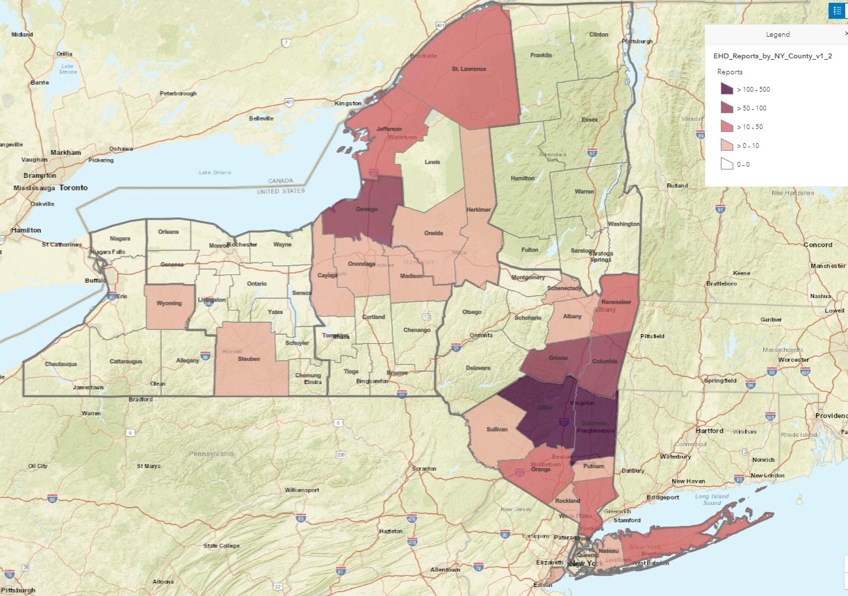 100521 EHD Map.jpg | Cornell Wildlife Health Lab